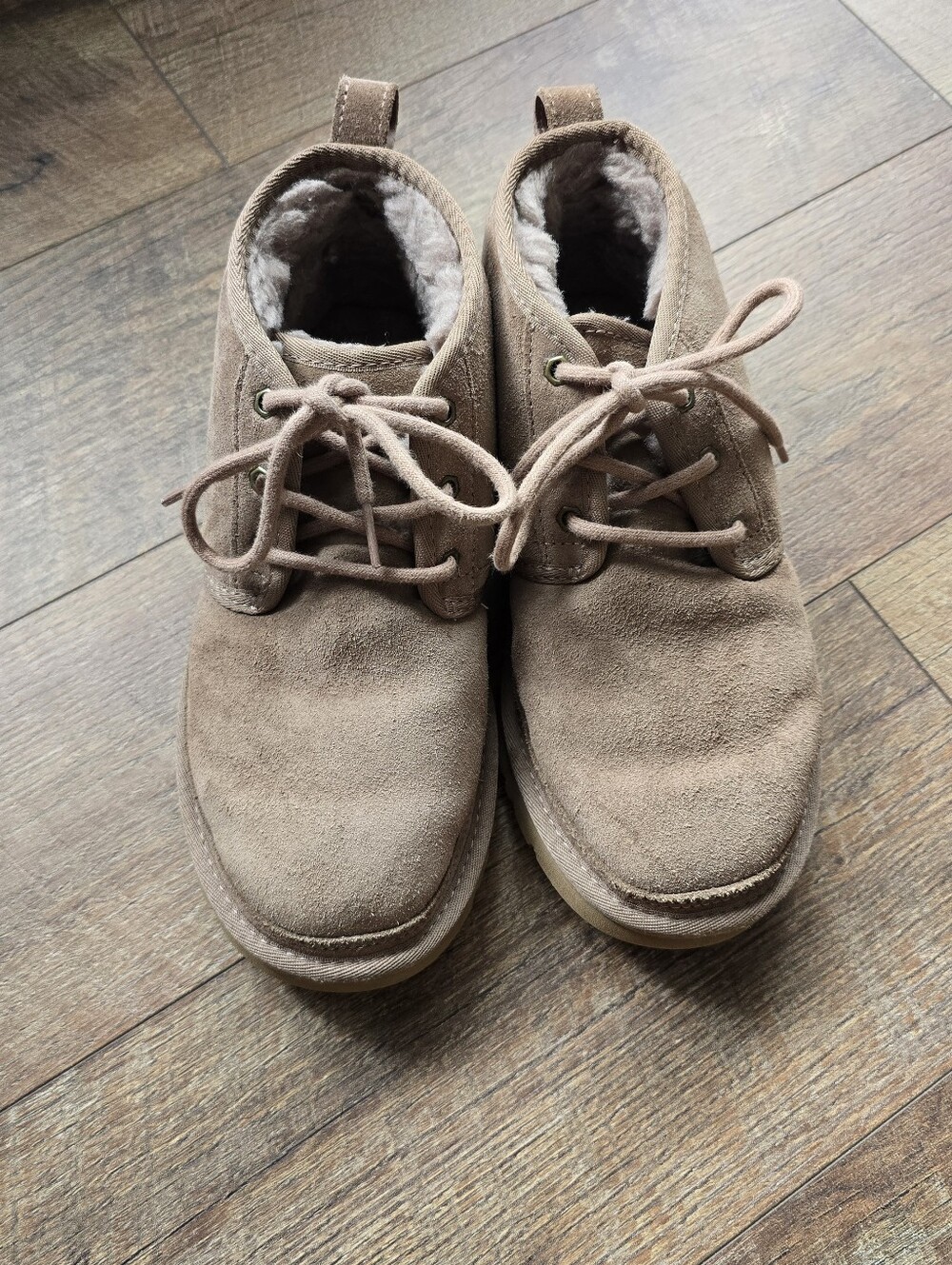 UGG Womens Neumel Chukka Lace Up Ankle Boots Size 8 - Picture 2 of 6